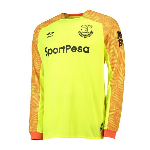 Camiseta Everton Segunda equipación ML Portero 2018-2019 Amarillo